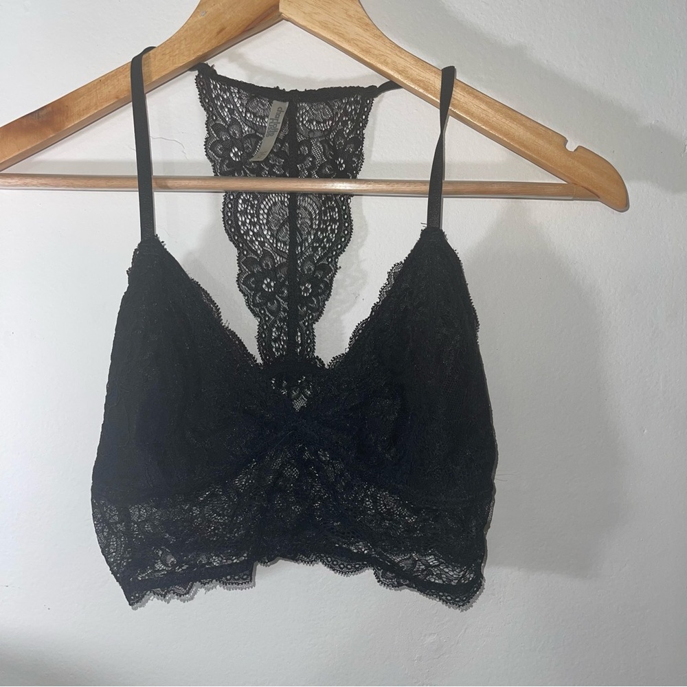 Charlotte Russe Black Lace Bralette